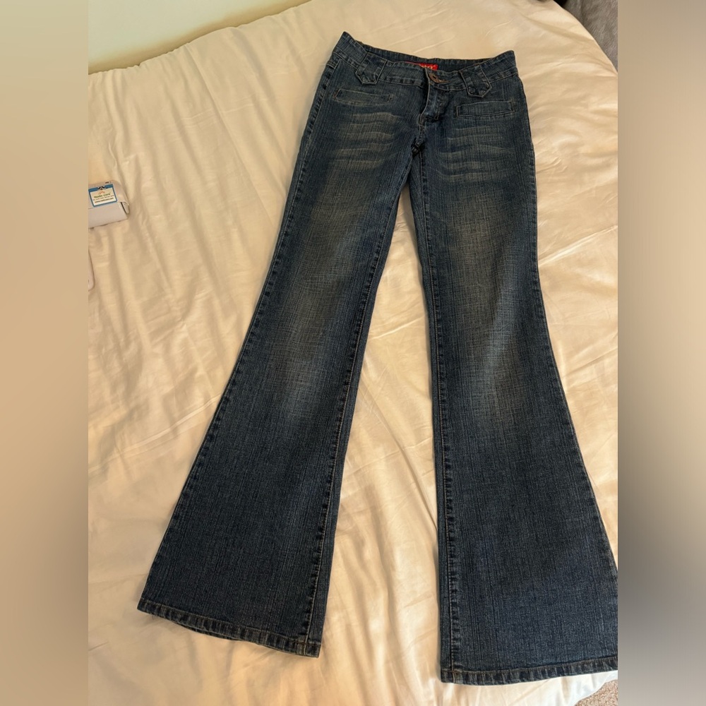 Miss Sexy flared mid rise jeans